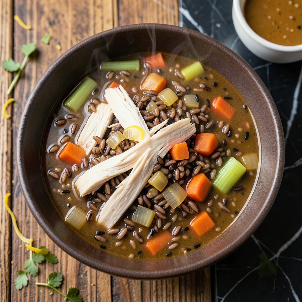 Panera Bread Wild Rice Chicken Soup Recipe: Copycat Creamy Bowl With Earthy Grains Panera Bread Wild Rice Chicken Soup Recipe: Copycat Creamy Bowl With Earthy Grains