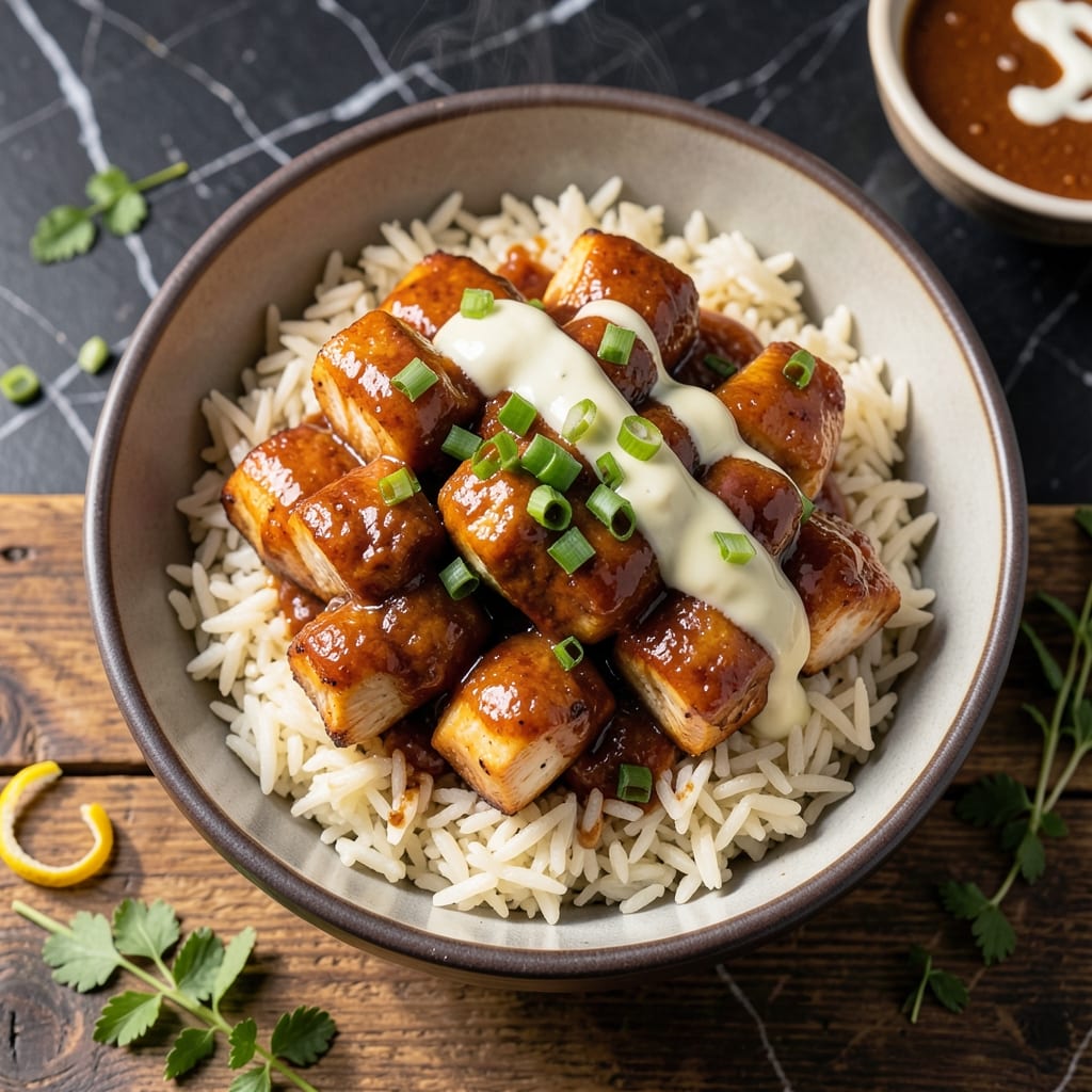 Buffalo Chicken Rice Bowl Recipe: Spicy Kick with Creamy Ranch Drizzle