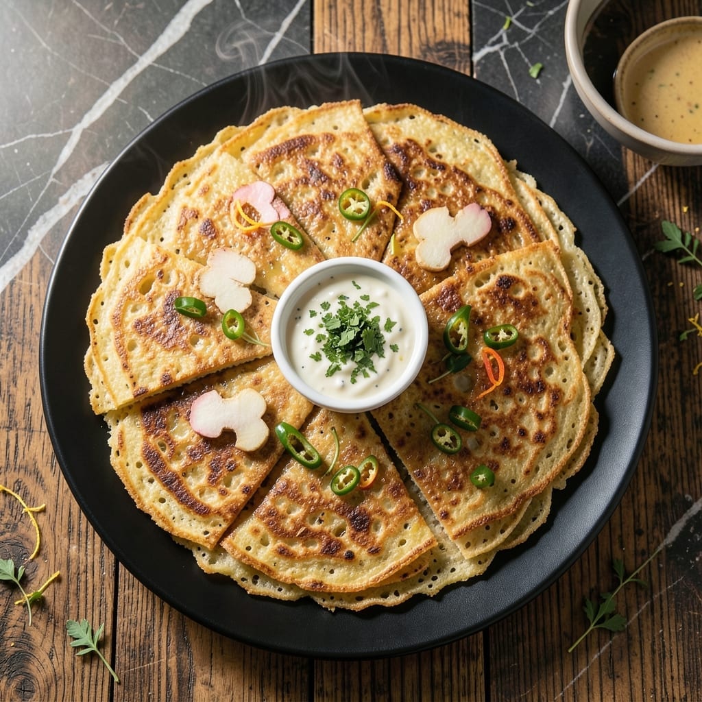 Rice Pancake Recipe: Crispy Golden Discs With Lacy Edges