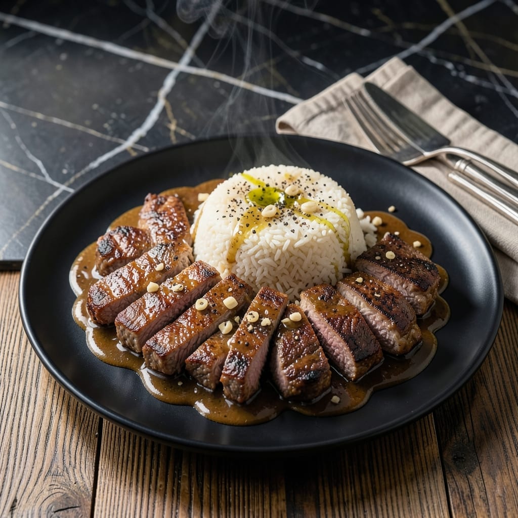 Gravy Pepper Steak and Rice Recipe: Savory Beef With Fluffy Jasmine
