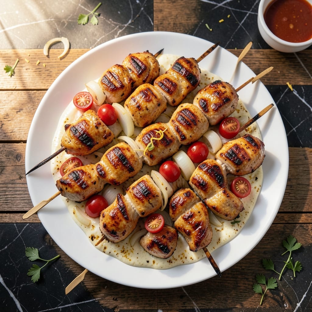 Homemade Chicken Kebab Recipe: Marinated and Grilled to Smoky Perfection