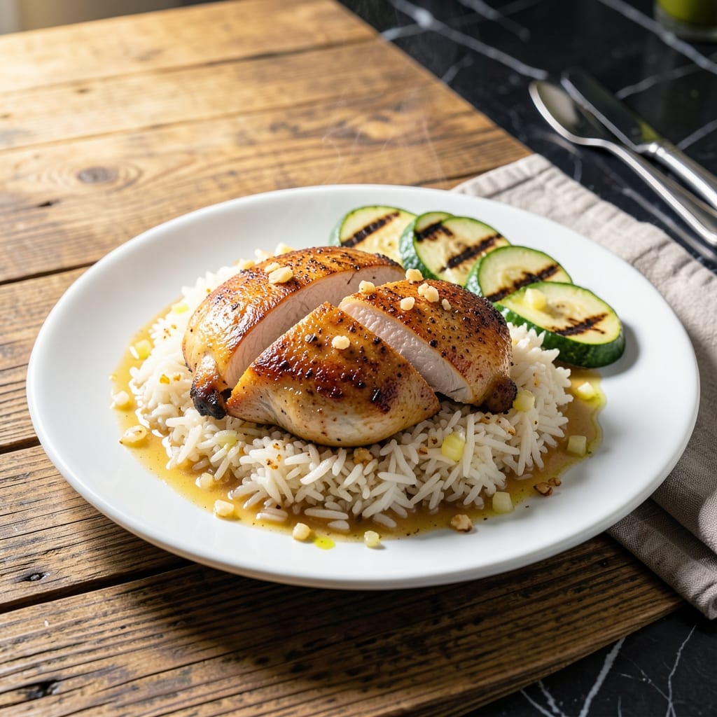 Chicken Rice Zucchini Recipe: One-Pan Garden Medley