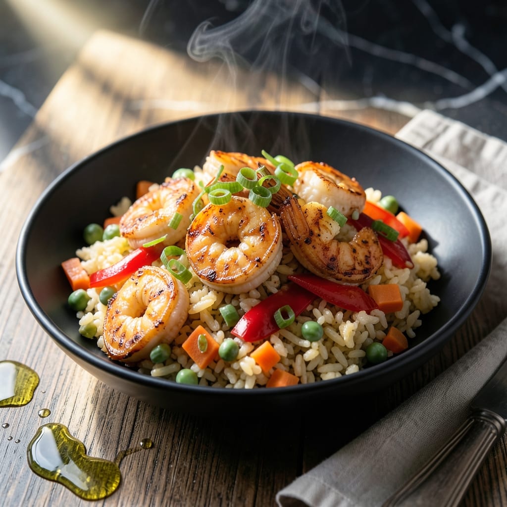 Healthy Shrimp Fried Rice Recipe: Lightened Up Wok Magic With Veggie Power