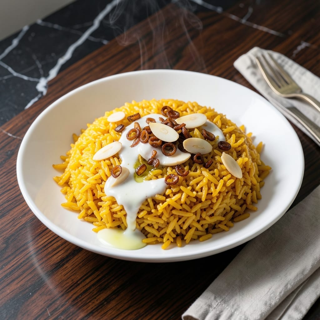 Singaporean Rice Recipe: Fragrant Coconut Turmeric Aromas Singaporean Rice Recipe: Fragrant Coconut Turmeric Aromas