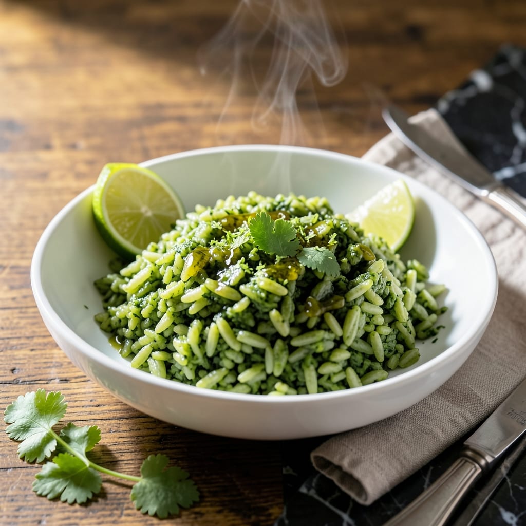 Green Cilantro Rice Recipe: Vibrant Herb-Infused Side Dish Green Cilantro Rice Recipe: Vibrant Herb-Infused Side Dish