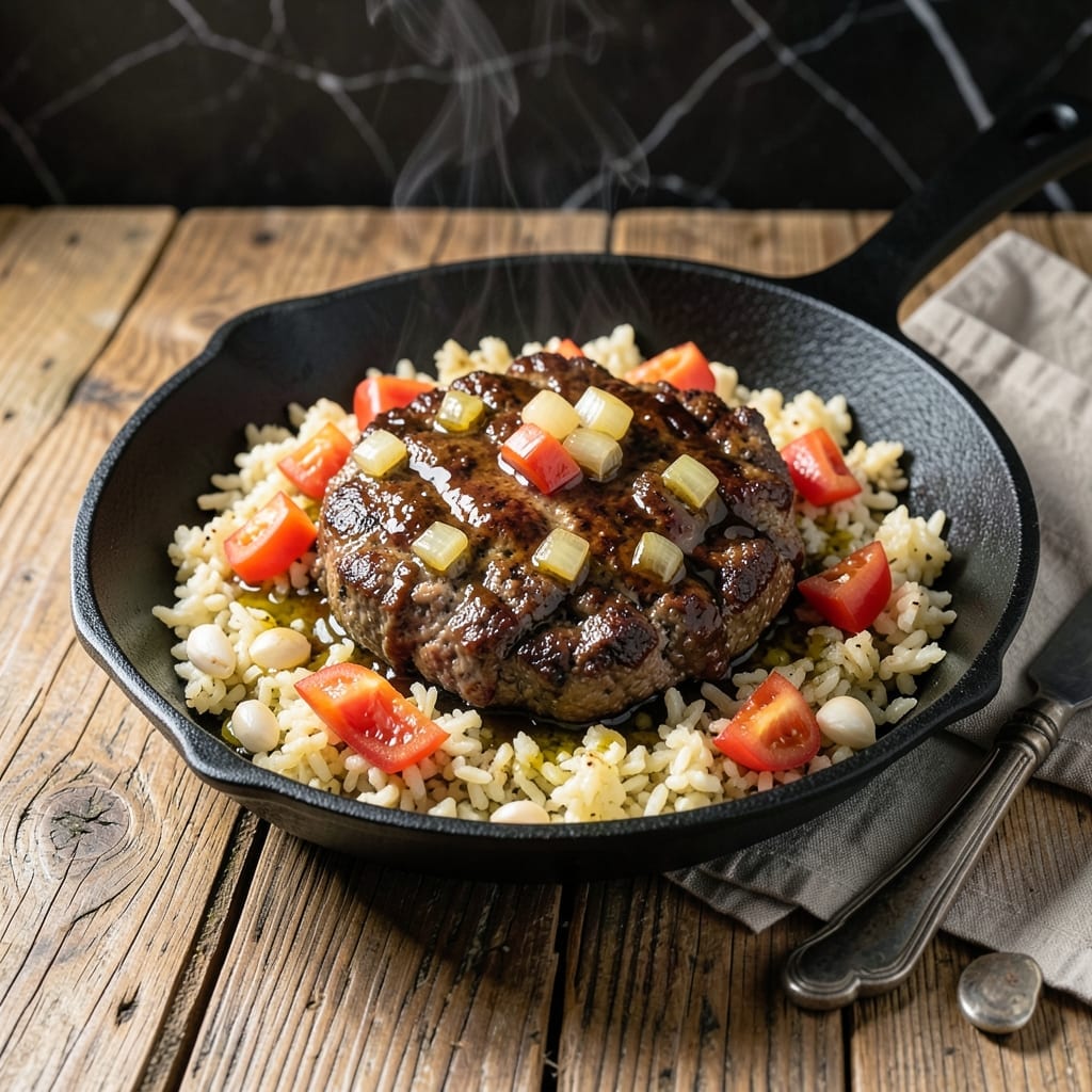 Keto Ground Beef and Cauliflower Rice Recipe: Low-Carb Skillet Meal Keto Ground Beef and Cauliflower Rice Recipe: Low-Carb Skillet Meal