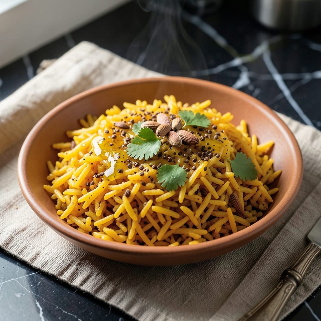 Gold Rice Recipe: Fragrant Turmeric-Infused Grains Gold Rice Recipe: Fragrant Turmeric-Infused Grains