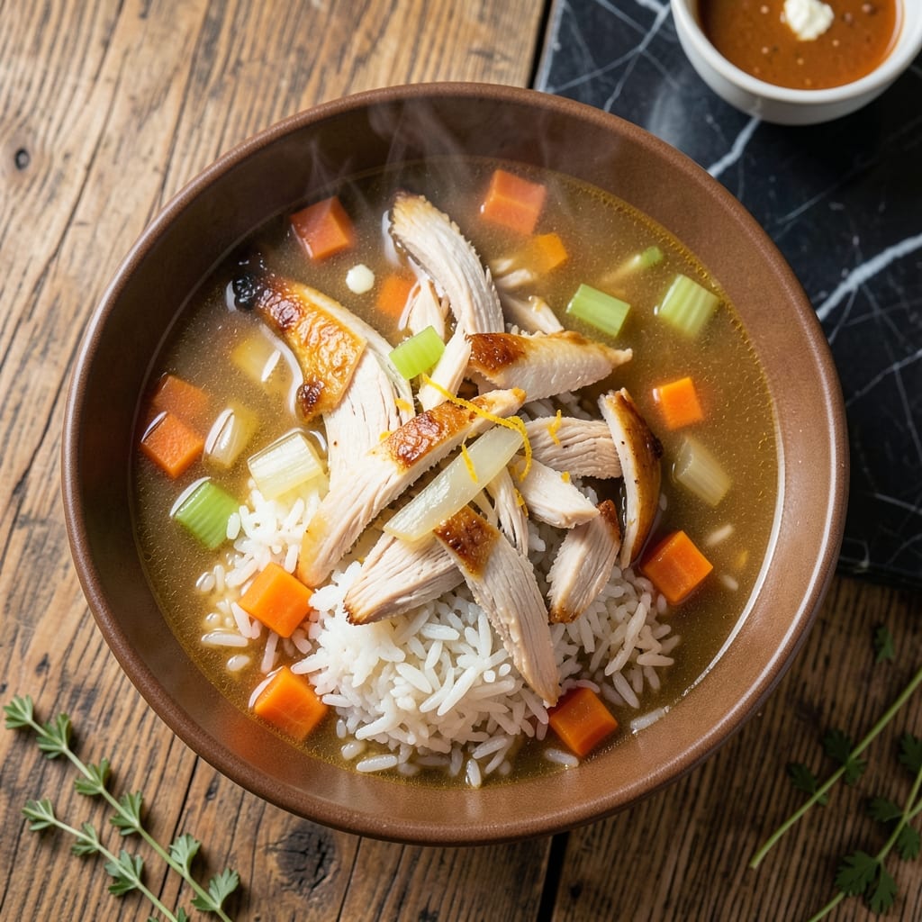 Recipe For Chicken Rice Soup Using Rotisserie Chicken: Quick Comfort With Shredded Meat