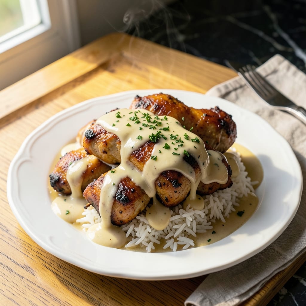 Southern Chicken Rice and Gravy Recipe: Homestyle Creamy Comfort