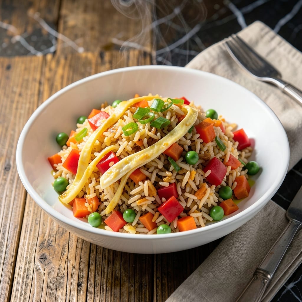Fried Rice With Mixed Veggies Recipe: Wok-Tossed Garden Freshness