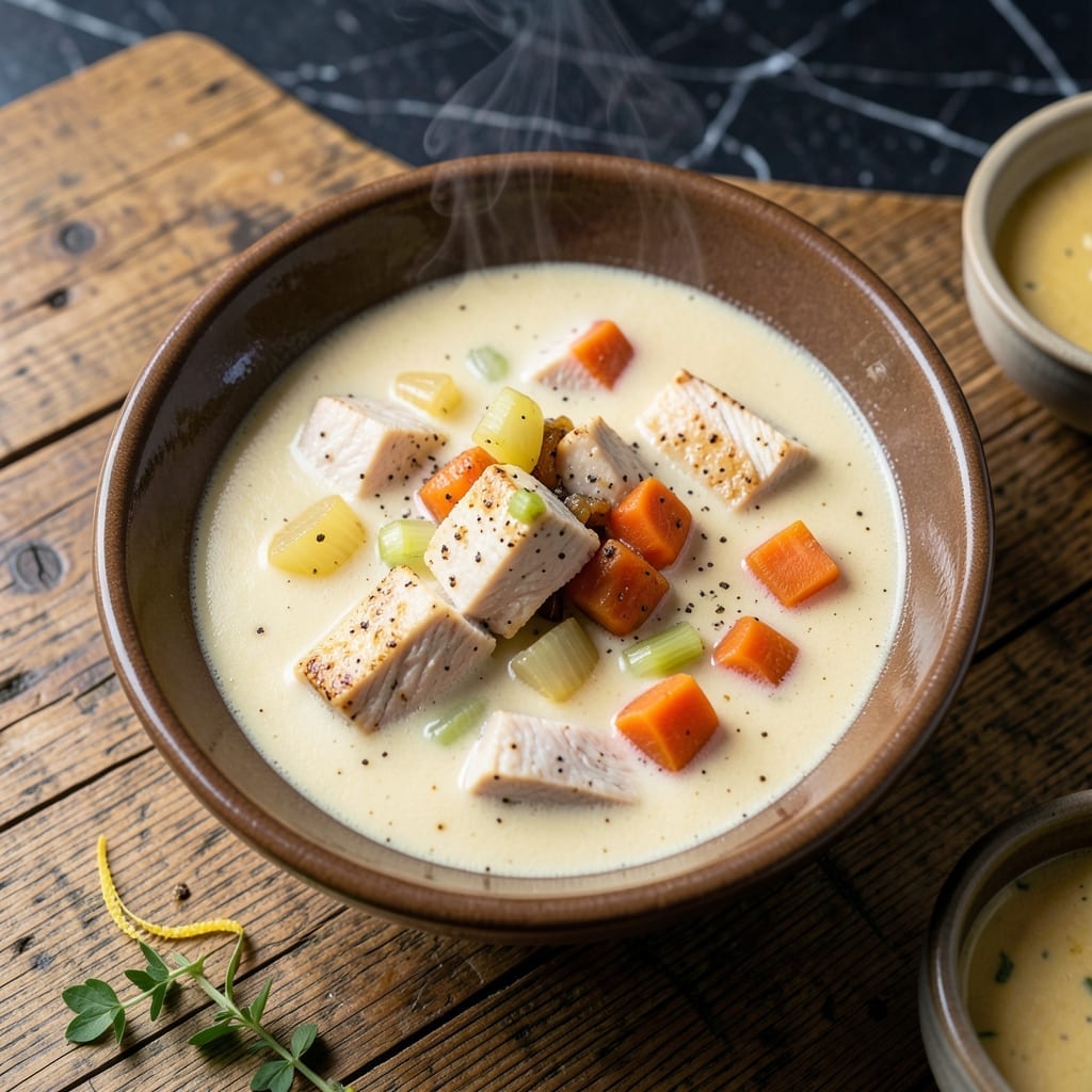 Cream of Chicken Soup Recipe With Chicken: Velvety Texture and Tender Bites