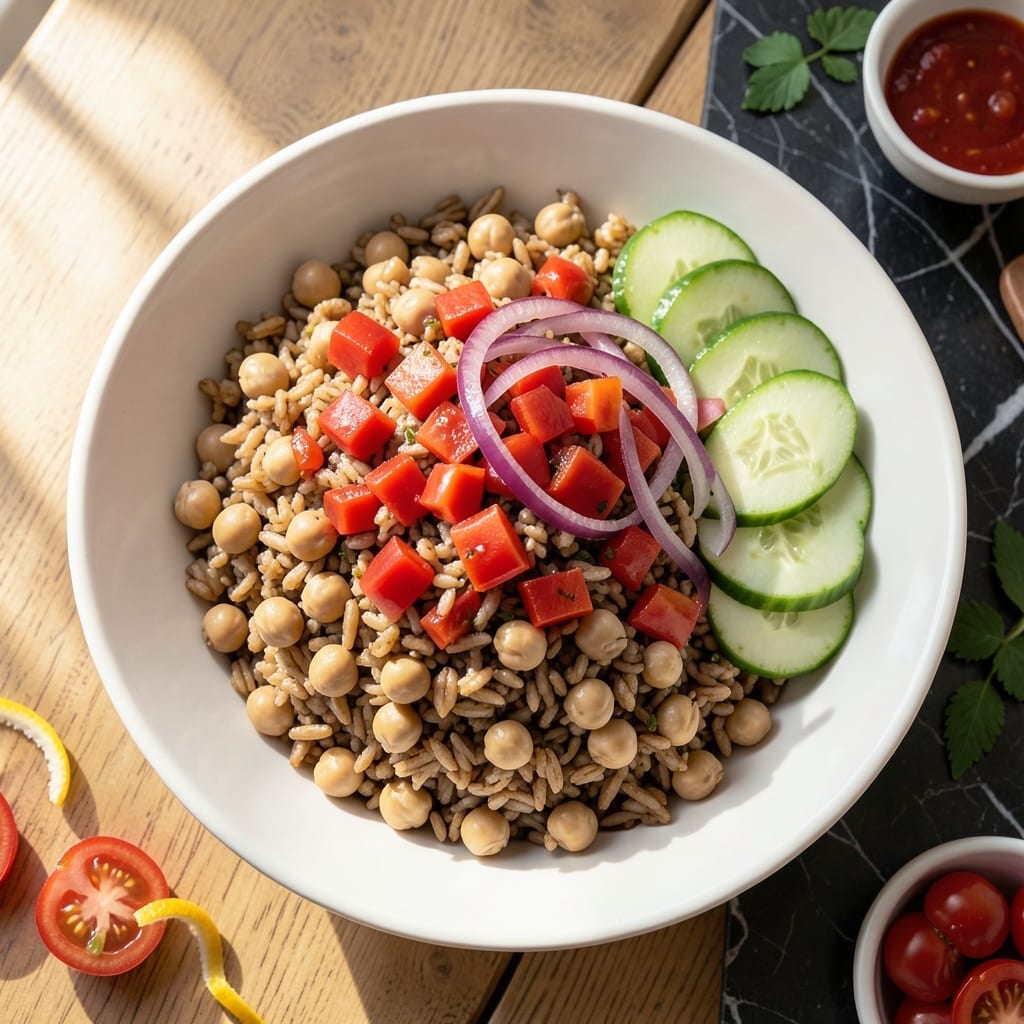 Brown Rice Salad Recipe: Protein-Packed Meal Prep Favorite Brown Rice Salad Recipe: Protein-Packed Meal Prep Favorite