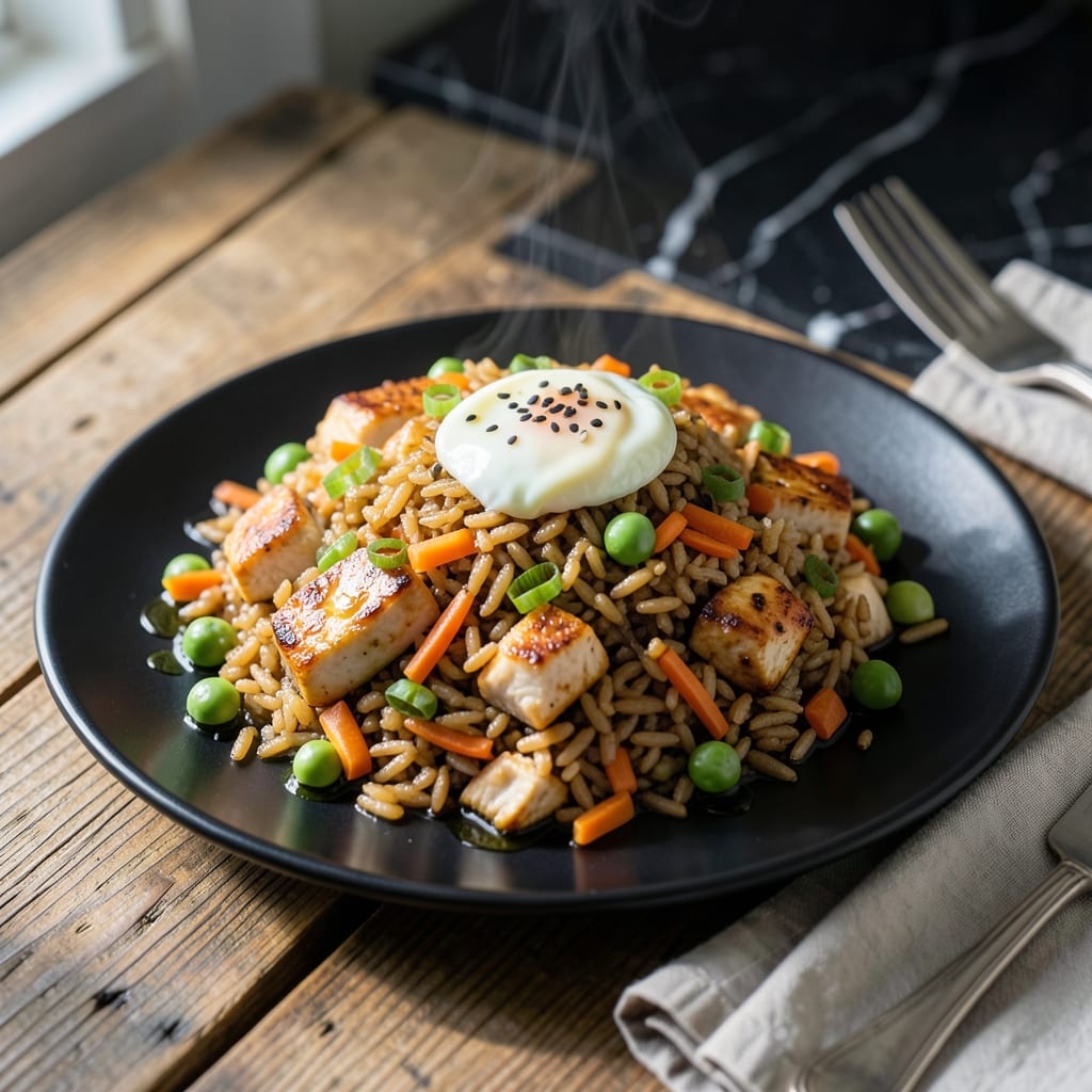 Brown Rice Chicken Fried Rice Recipe: Nutty Texture With Wok-Charred Depth