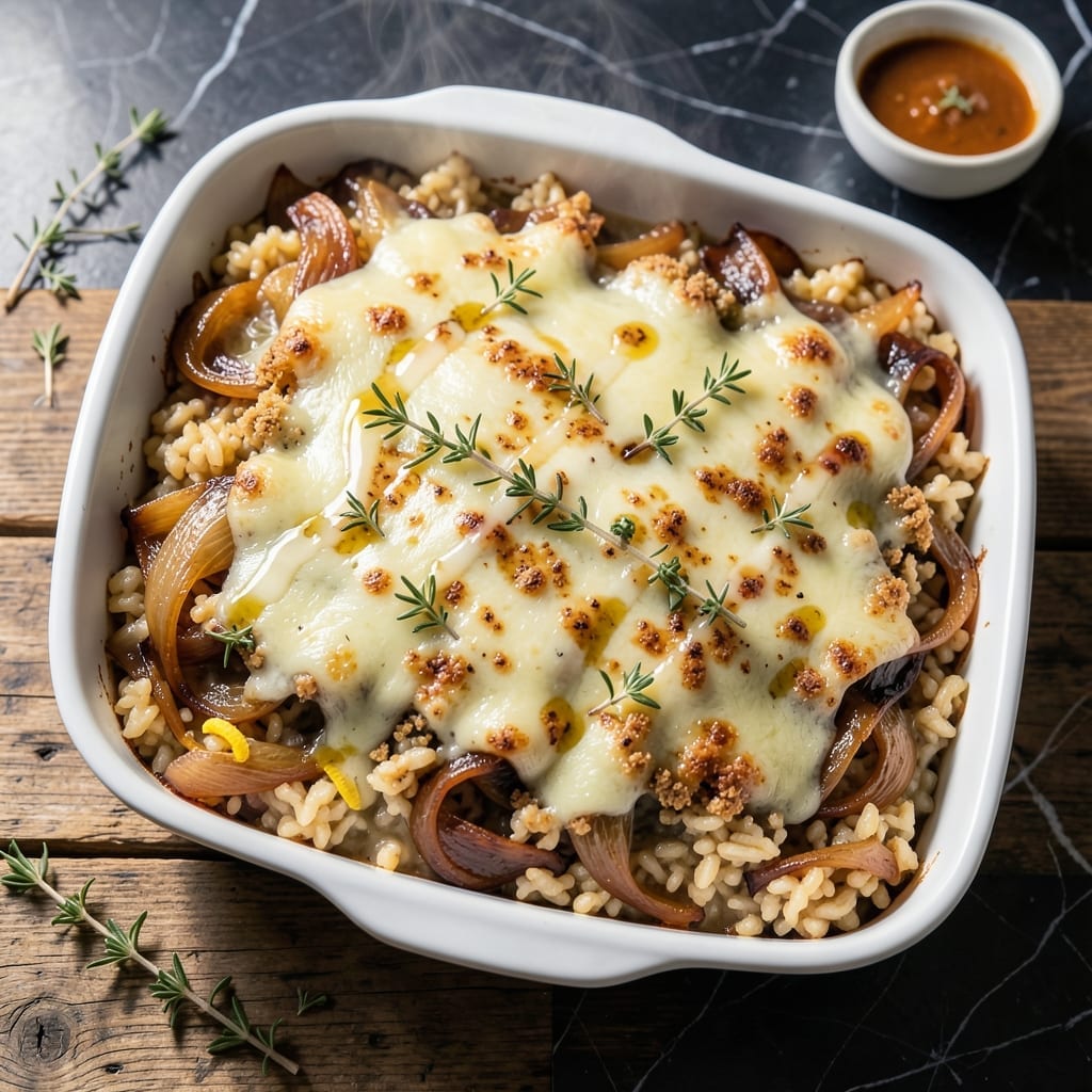 French Onion Soup Rice Casserole Recipe: Cheesy Onion Infusion Baked to Perfection French Onion Soup Rice Casserole Recipe: Cheesy Onion Infusion Baked to Perfection
