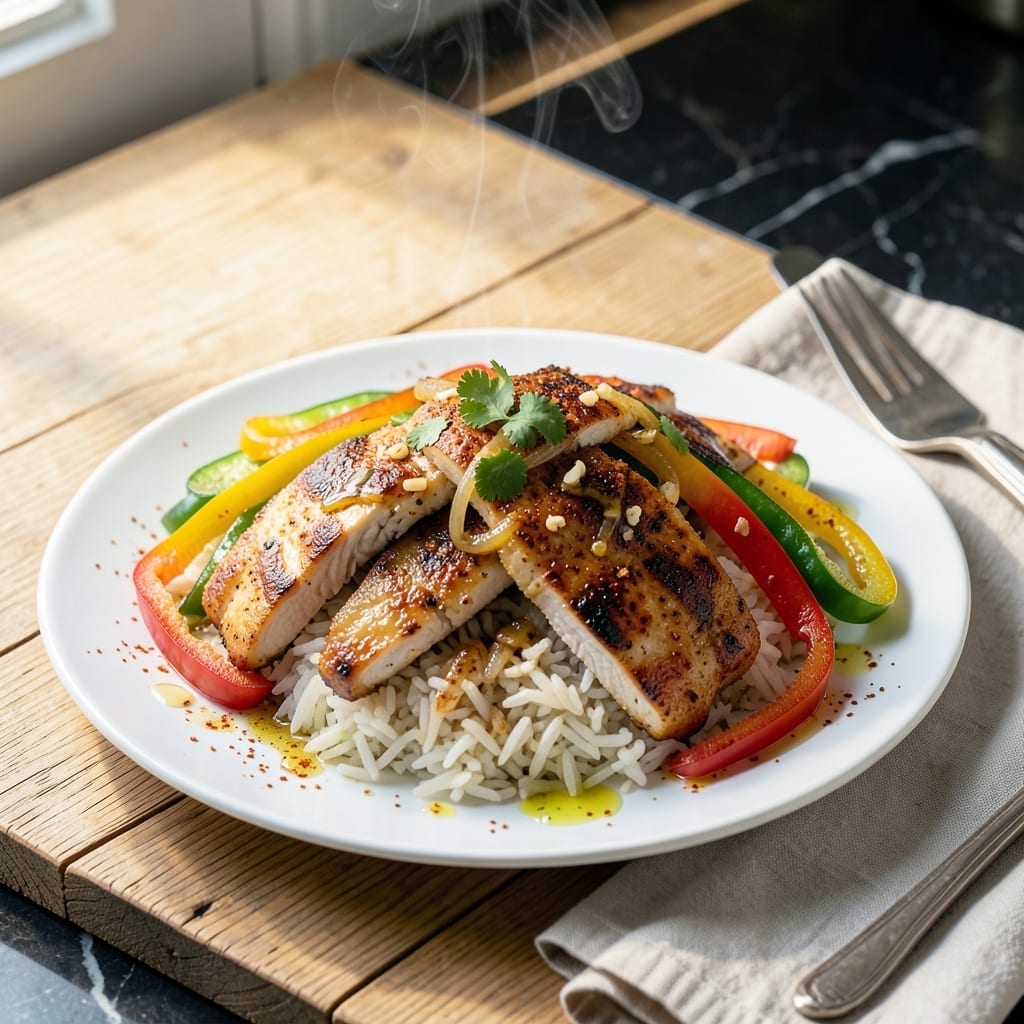 Chicken Rice Fajita Recipe: Sizzling Tex-Mex in One Pan Chicken Rice Fajita Recipe: Sizzling Tex-Mex in One Pan