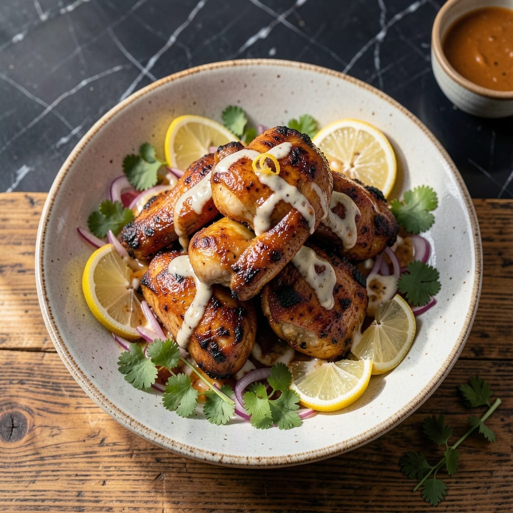 Indian Tandoori BBQ Chicken Recipe: Smoky Charred Spice Infusion