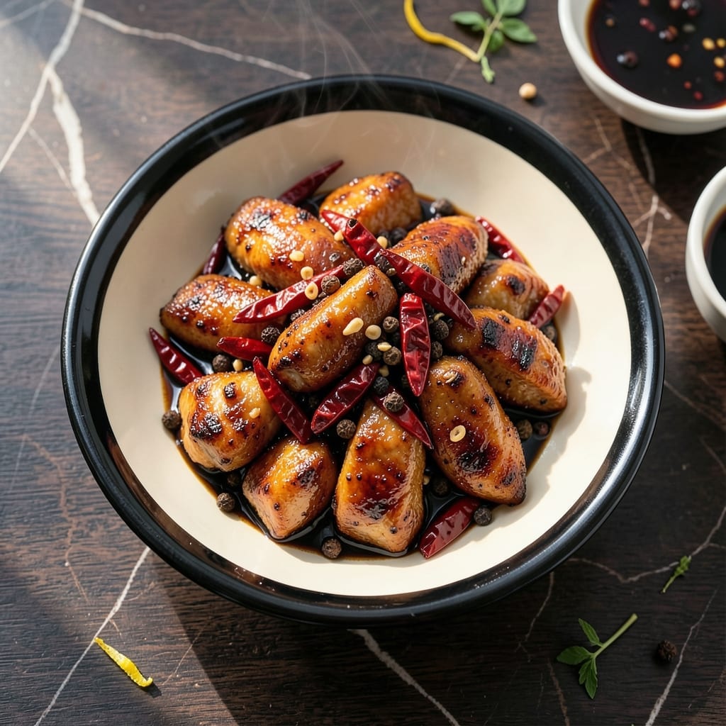 Chinese Pepper Chicken Recipe: Wok-Seared Spicy Aroma
