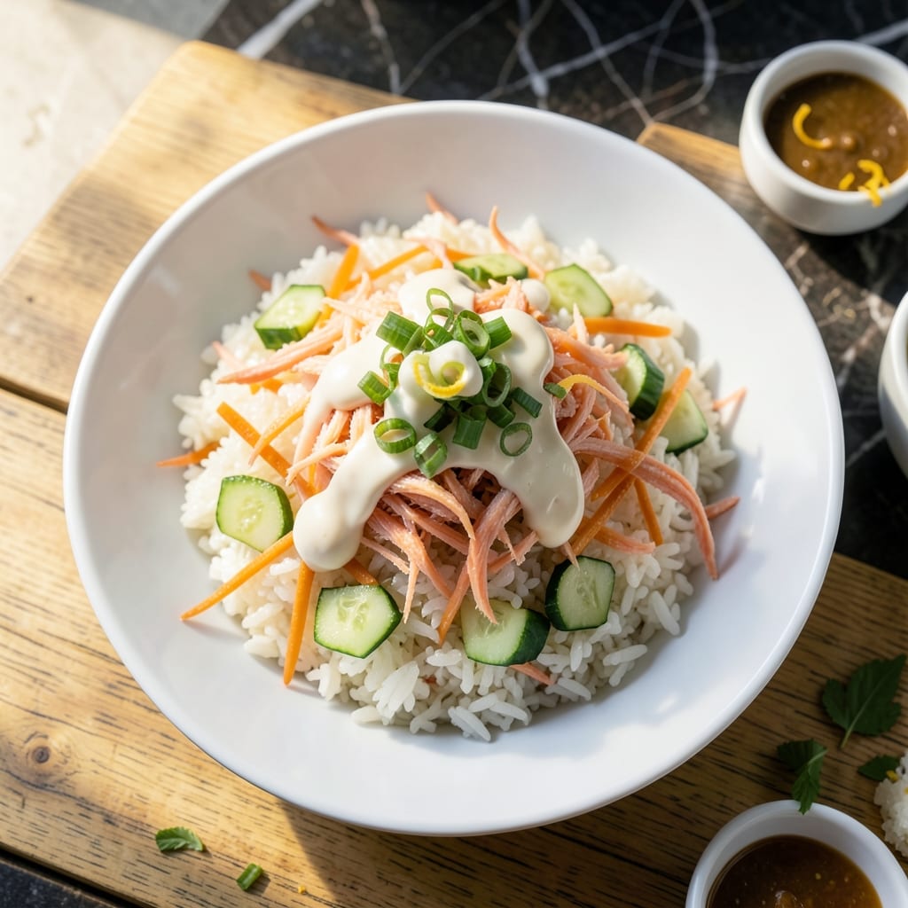 Crab Stick and Rice Salad Recipe: Light and Refreshing Lunch Option