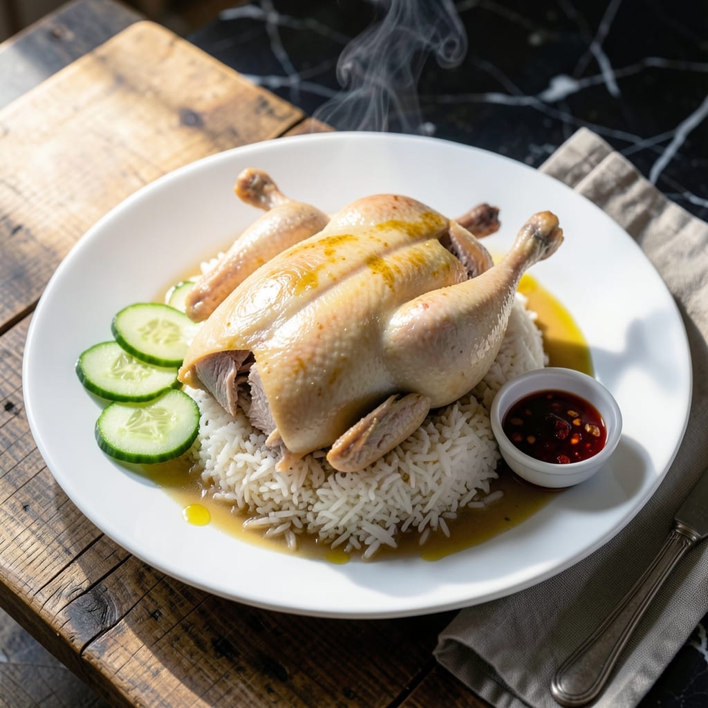 Best Hainanese Chicken Rice Recipe Ever: Singapore Street Food Authenticity