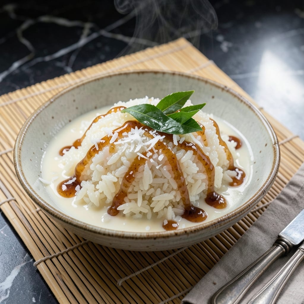 Glutinous Rice Recipe Dessert With Coconut Milk: Sticky Sweetness and Creamy Coconut Layers