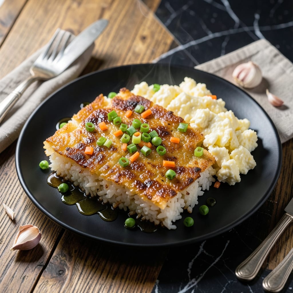 Flat Rice Recipe: Crispy and Golden Pan-Fried Goodness