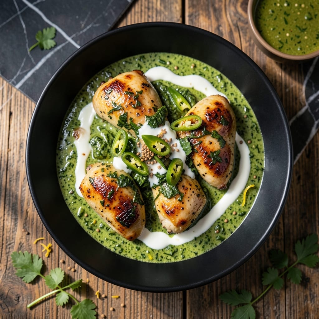 Hariyali Chicken Recipe: Vibrant Green Sauce With Indian Spices Hariyali Chicken Recipe: Vibrant Green Sauce With Indian Spices