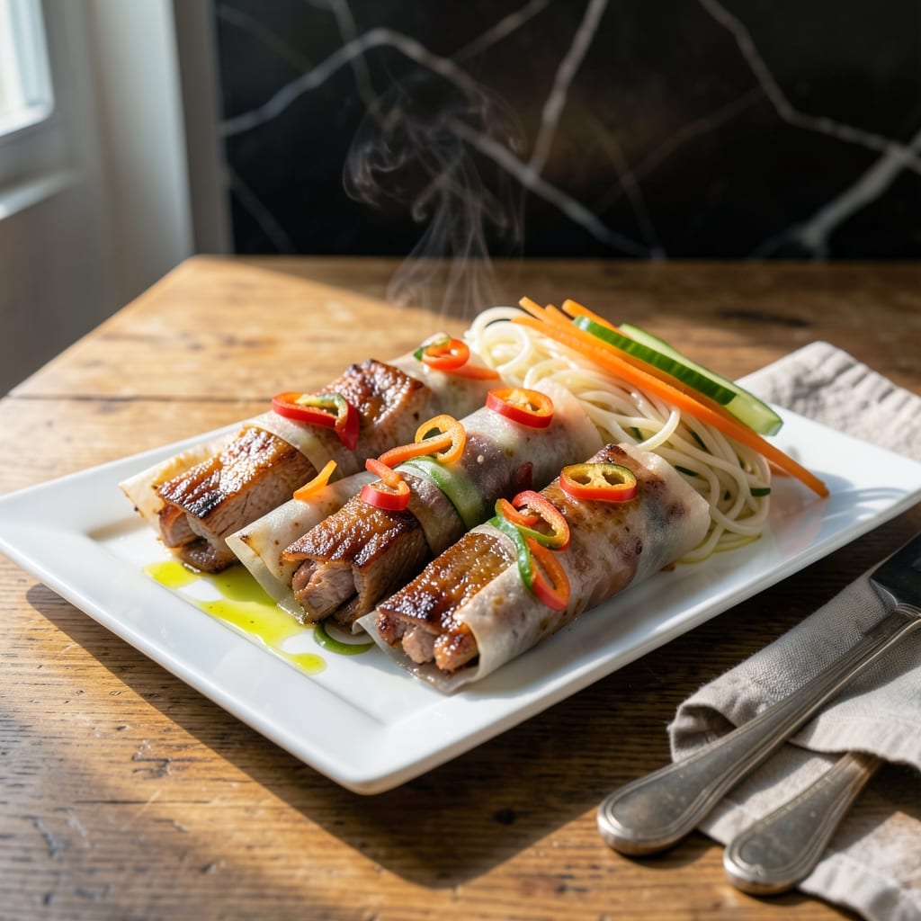 Pork Rice Paper Rolls Recipe: Fresh and Crunchy Vietnamese Delight