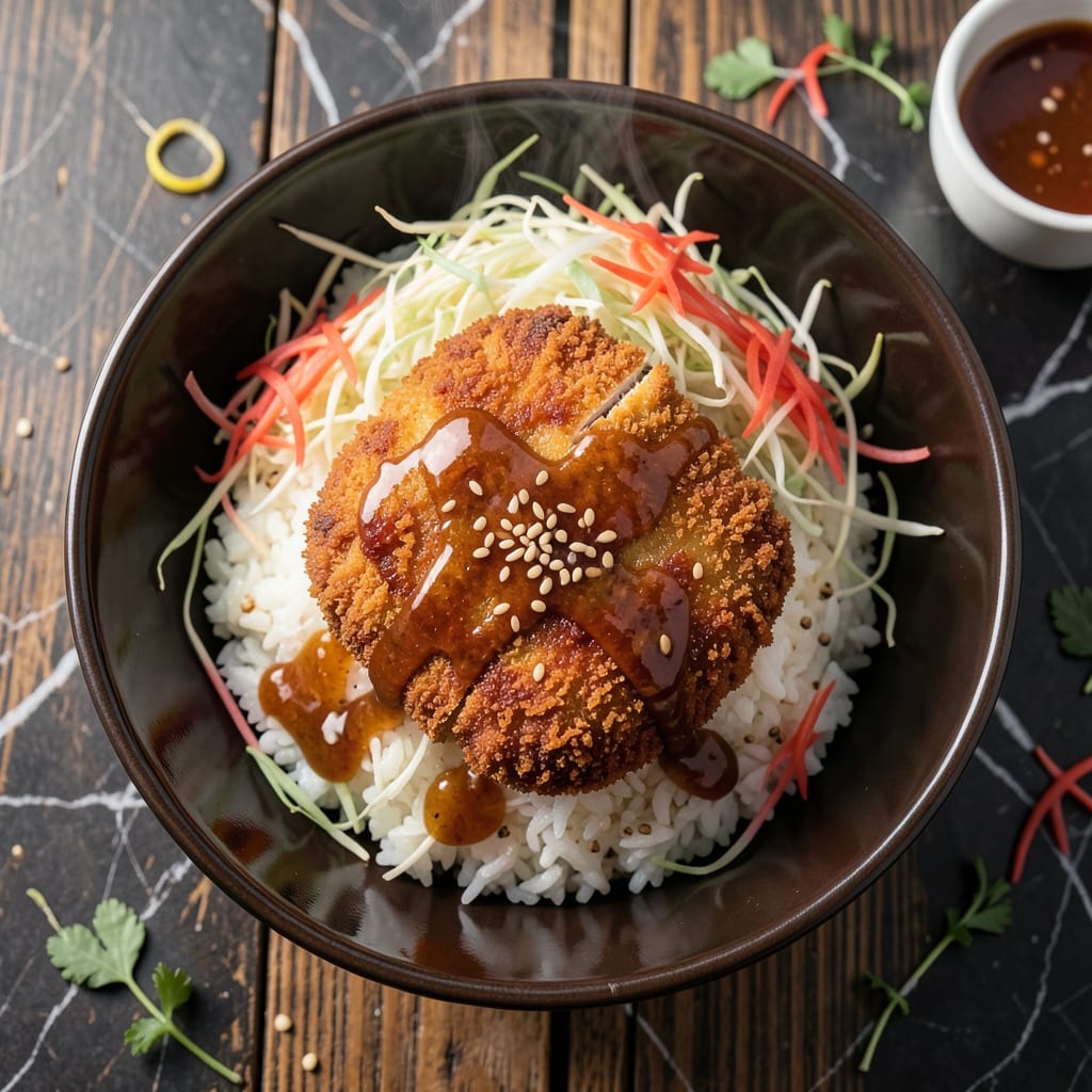 Chicken Katsu Rice Bowl Recipe: Crispy Cutlets Over Steamed Rice