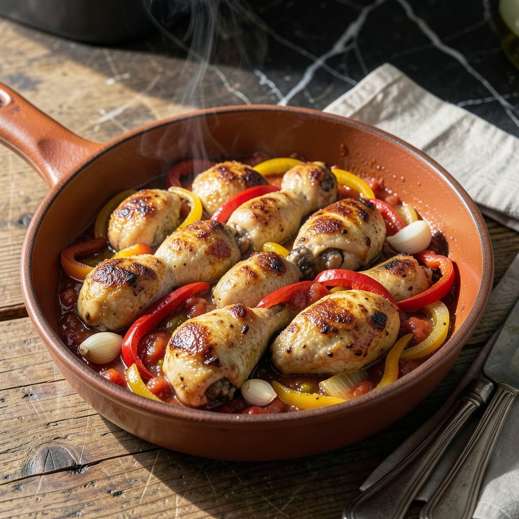 Chicken Caccitore Recipe: Rustic Hunter’s Stew With Bold Tomato Herbs Chicken Caccitore Recipe: Rustic Hunter’s Stew With Bold Tomato Herbs