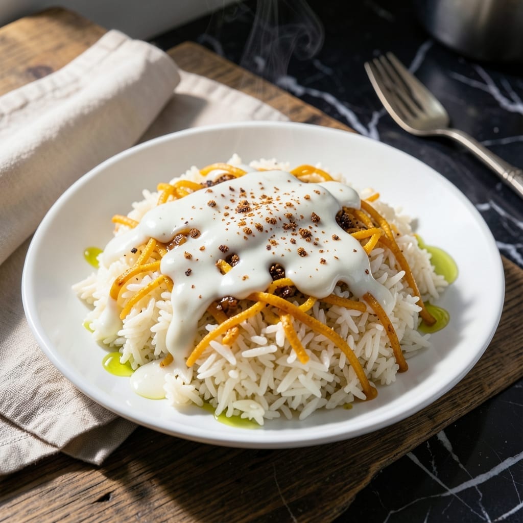 Halal Guys Rice Recipe Instant Pot: Fragrant Yellow Basmati with Secret Sauce Halal Guys Rice Recipe Instant Pot: Fragrant Yellow Basmati with Secret Sauce