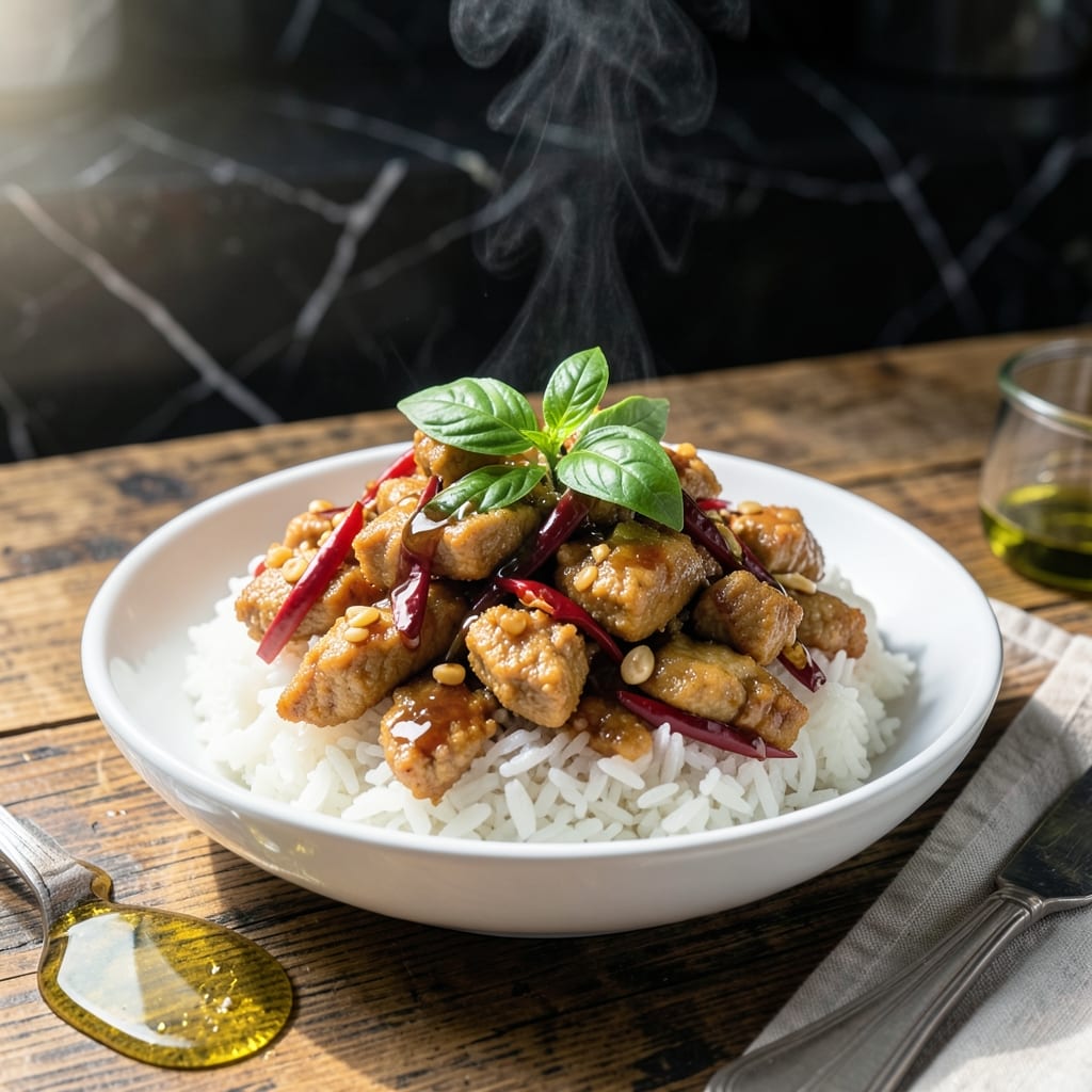 Gapao Rice Thai Recipe: Basil-Infused Street Food Favorite