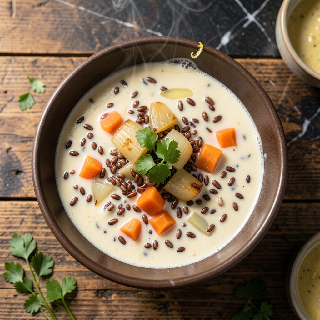 Cream of Wild Rice Soup Recipe: Earthy Grains in Silky Broth