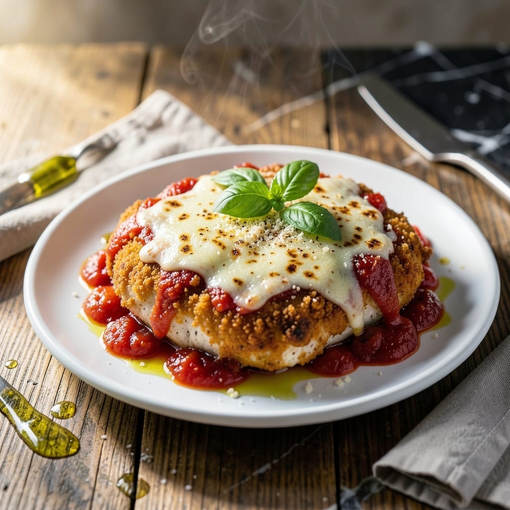 Traditional Chicken Parmigiana Recipe: Crispy Breaded Cutlets With Melty Mozzarella Traditional Chicken Parmigiana Recipe: Crispy Breaded Cutlets With Melty Mozzarella