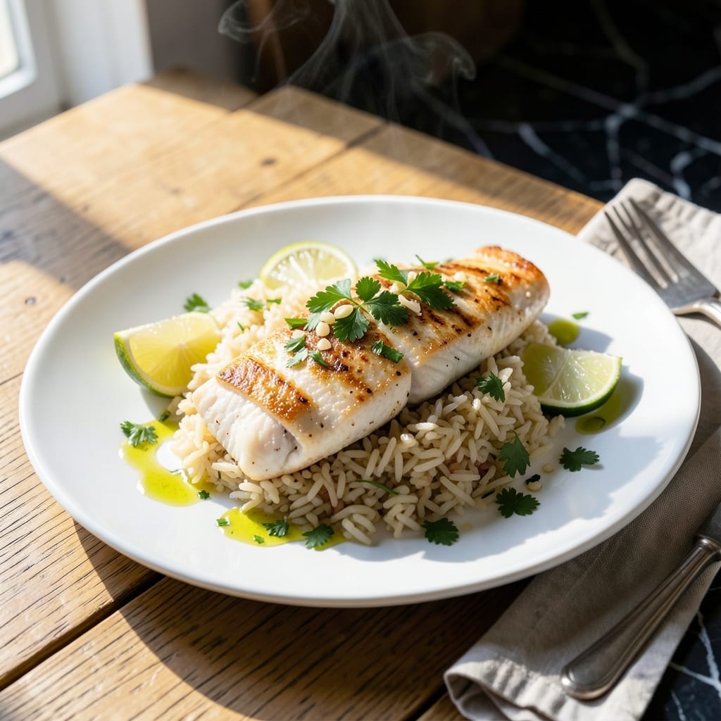 Fish and Basmati Rice Recipe: Fluffy Grains With Citrus-Kissed Seafood Fish and Basmati Rice Recipe: Fluffy Grains With Citrus-Kissed Seafood
