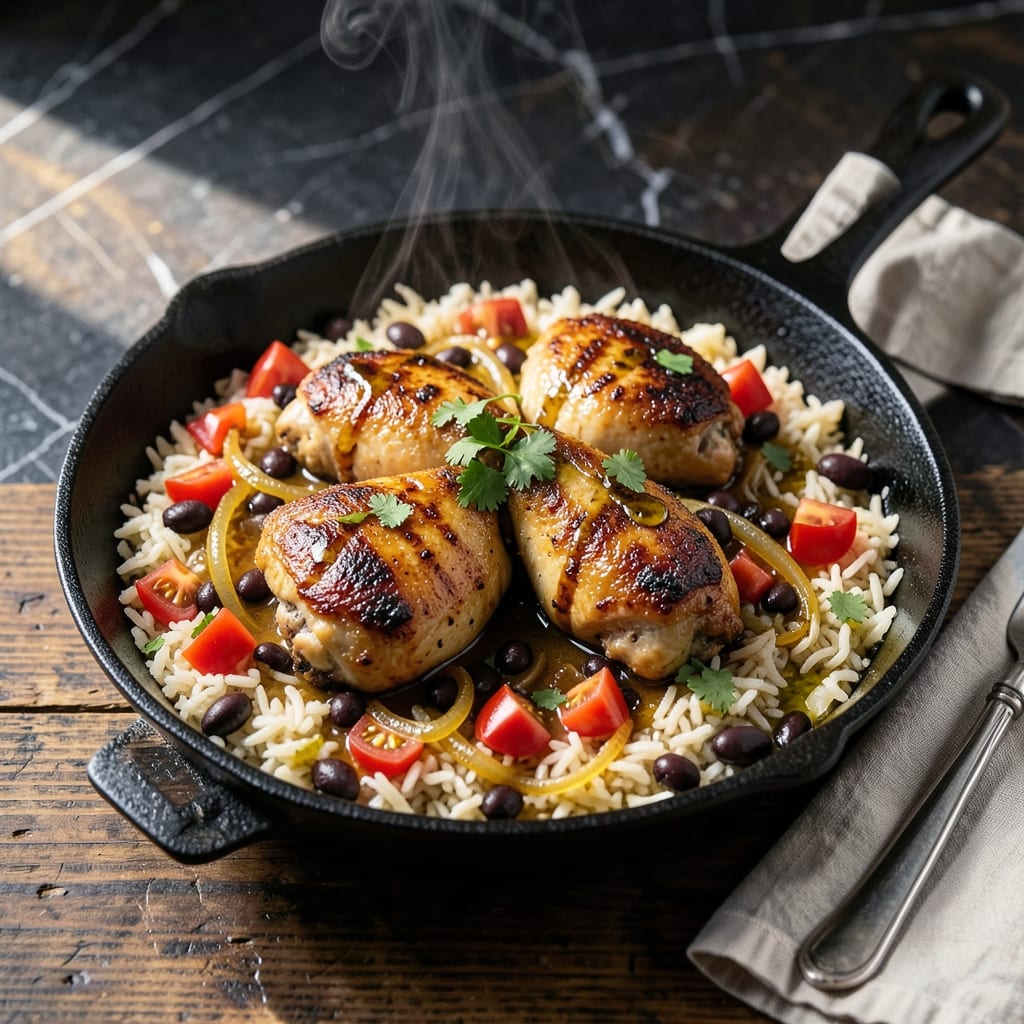 One Pan Mexican Chicken and Rice Recipe: Bold Southwestern Flavors in One Skillet