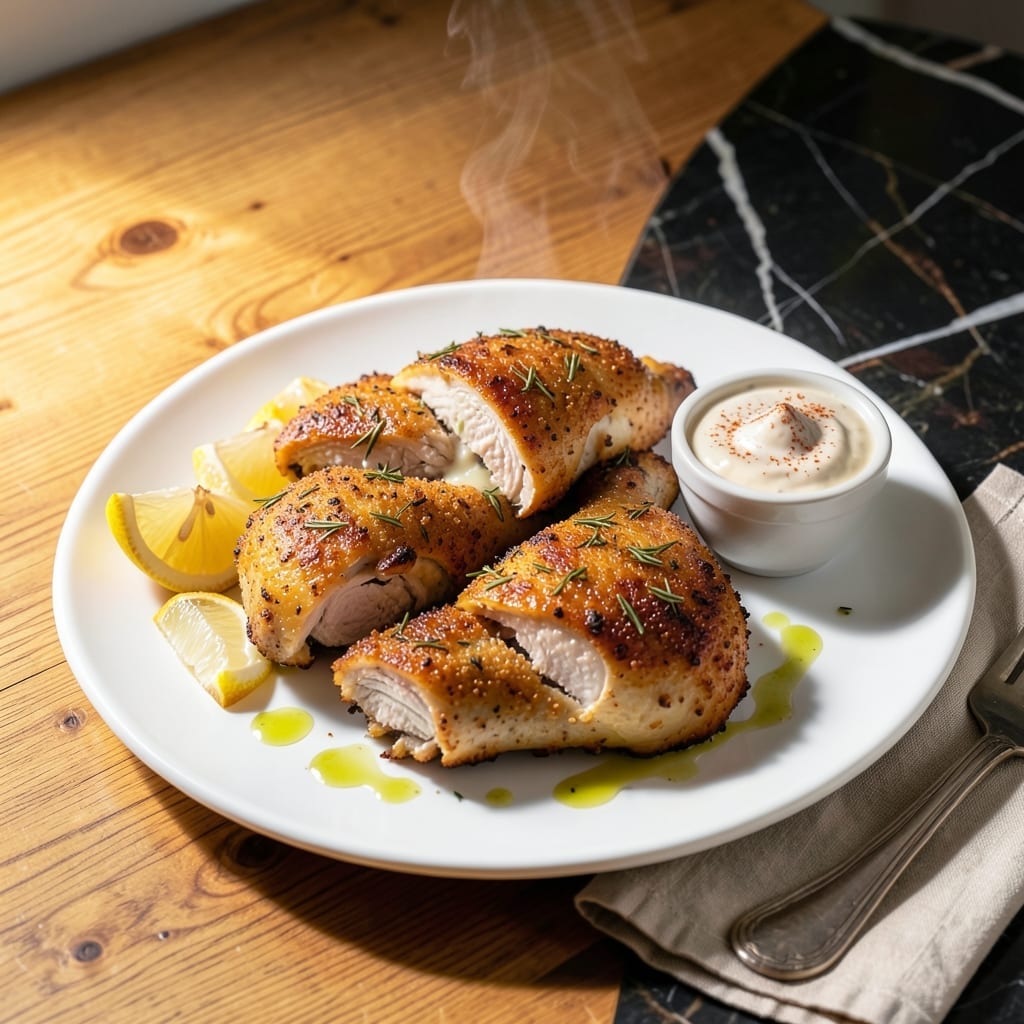Ranch Chicken Thighs Recipe: Oven-Baked Crispy Herbed Crust Ranch Chicken Thighs Recipe: Oven-Baked Crispy Herbed Crust