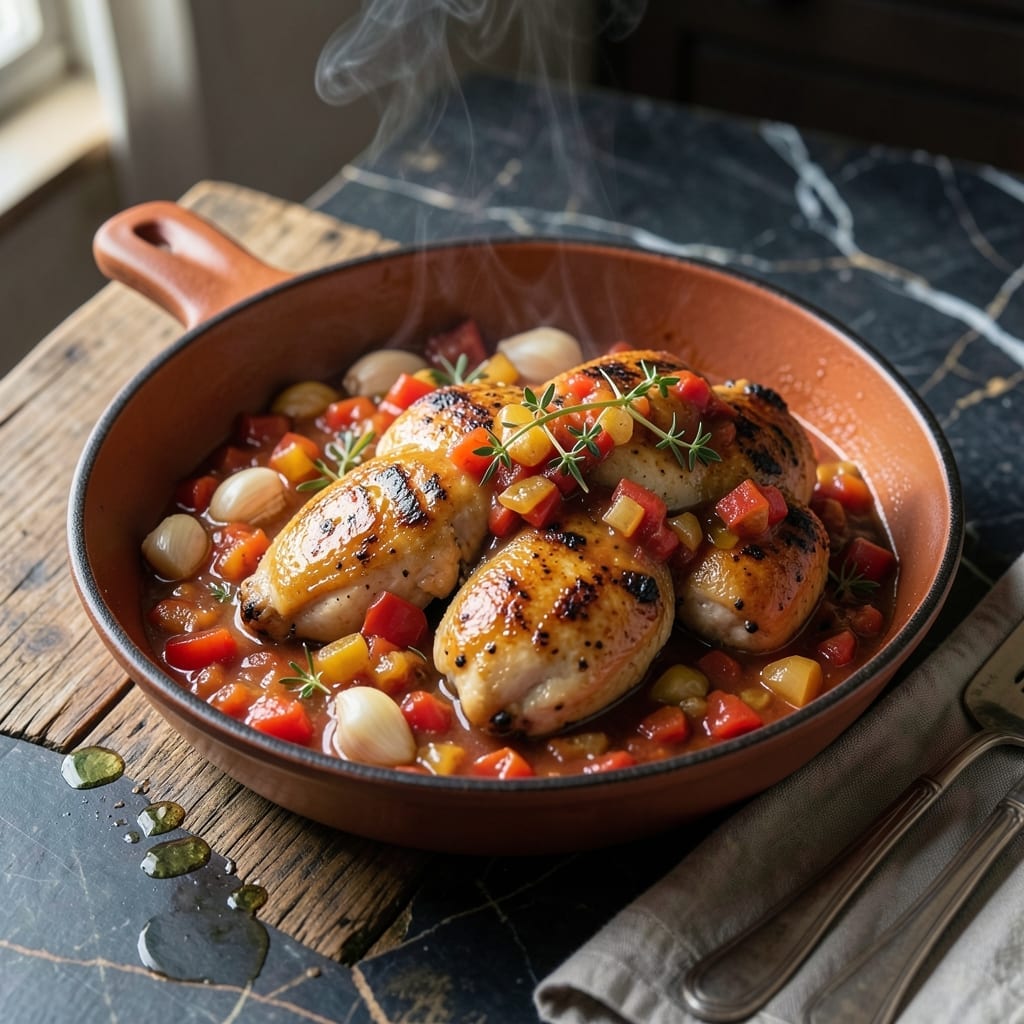 Recipe Chicken Cacciatore Boneless Chicken: Rustic Tomato and Herb Stew Recipe Chicken Cacciatore Boneless Chicken: Rustic Tomato and Herb Stew