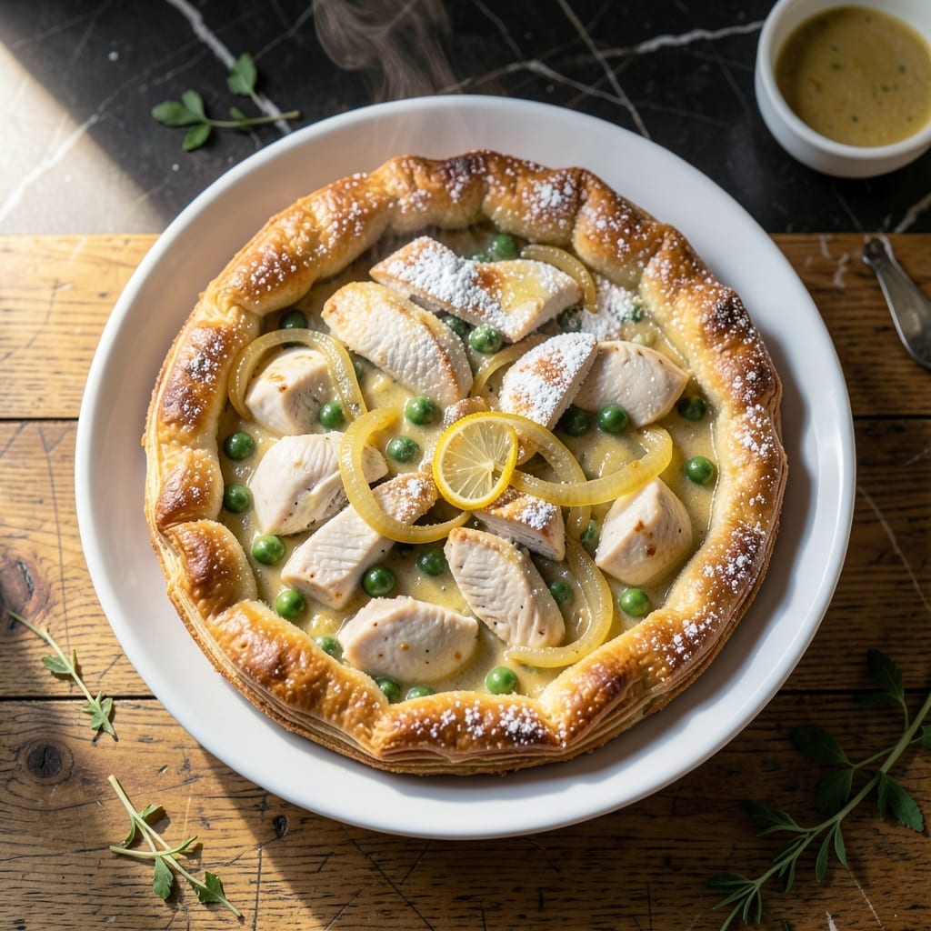 Chicken Pot Pie Recipe: Flaky Crust Over Savory Chicken and Veggies Chicken Pot Pie Recipe: Flaky Crust Over Savory Chicken and Veggies