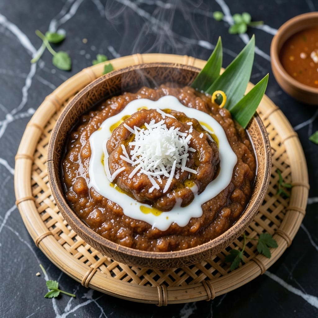 Glutinous Rice Flour Kalamay Recipe: Sticky Sweetness With Coconut Milk Richness