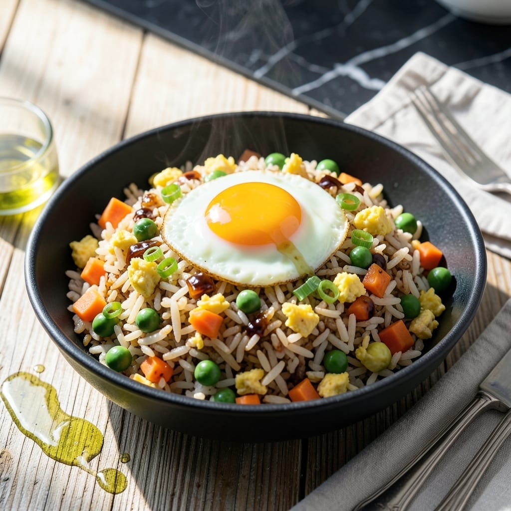Fried Rice Recipe With Leftover Rice: Wok-Seared Umami in Minutes