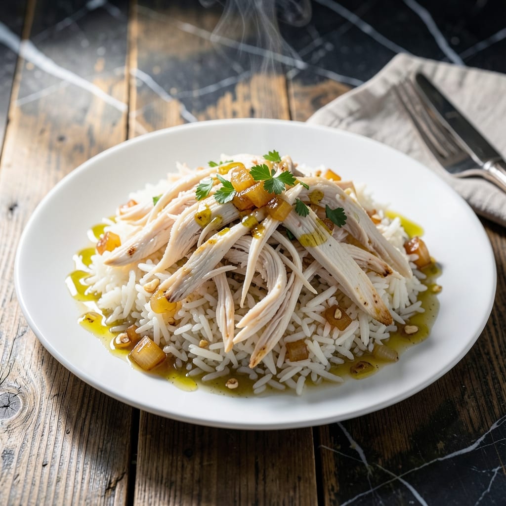 Shredded Chicken and Rice Recipe: One-Pot Savory Comfort