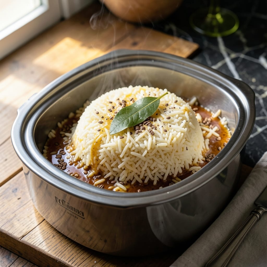 Ghee Rice Recipe in Rice Cooker: Fragrant Golden Grains with Minimal Effort Ghee Rice Recipe in Rice Cooker: Fragrant Golden Grains with Minimal Effort