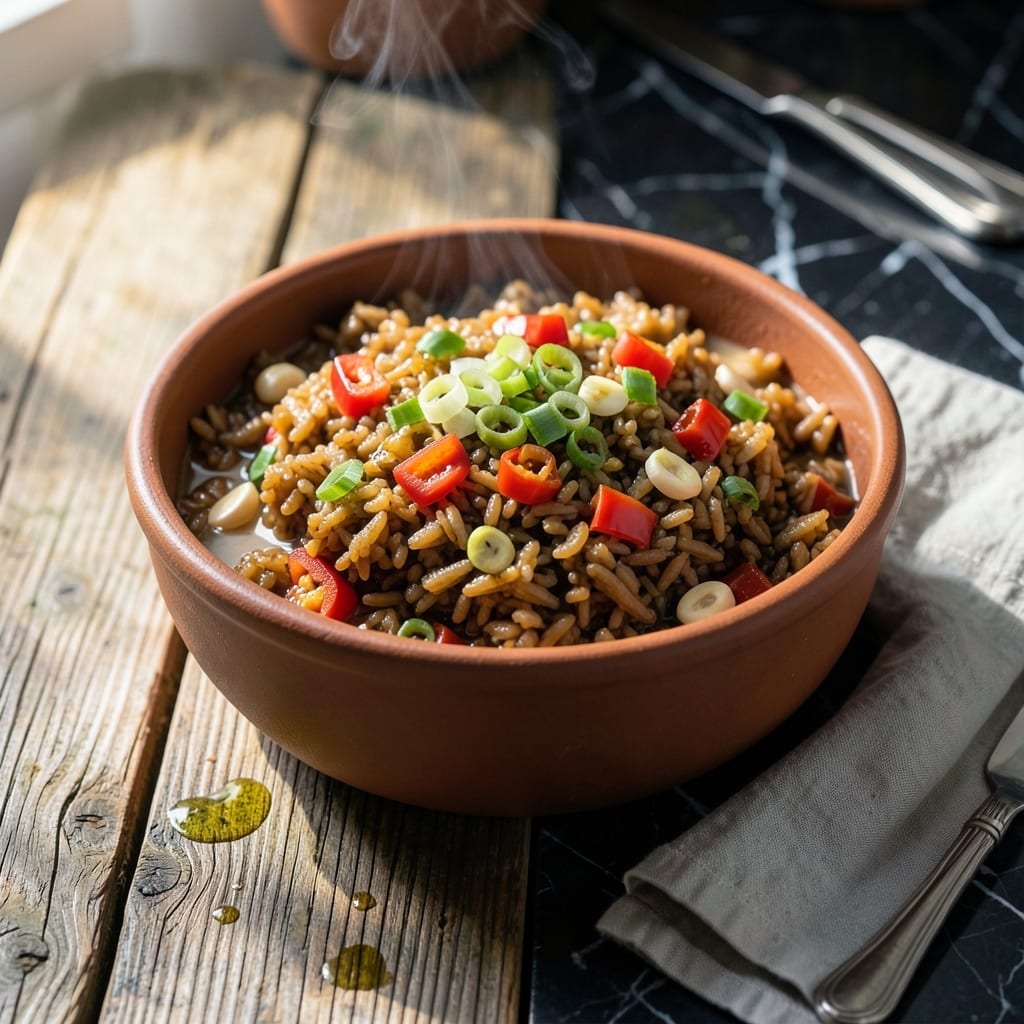 Haitian Brown Rice Recipe: Spiced With Epis and Coconut Milk