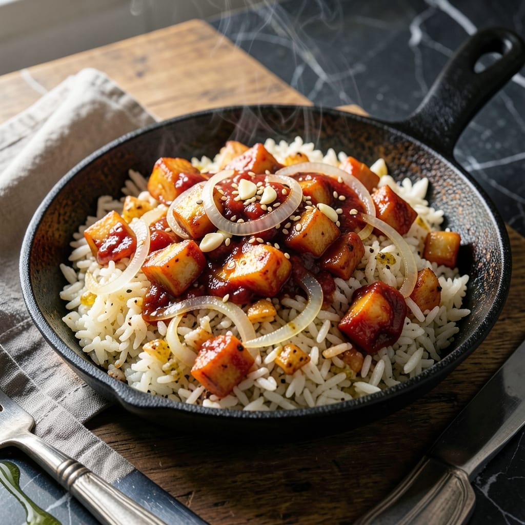 Kimchi Rice Recipe: Spicy Fermented Comfort in a Skillet Kimchi Rice Recipe: Spicy Fermented Comfort in a Skillet