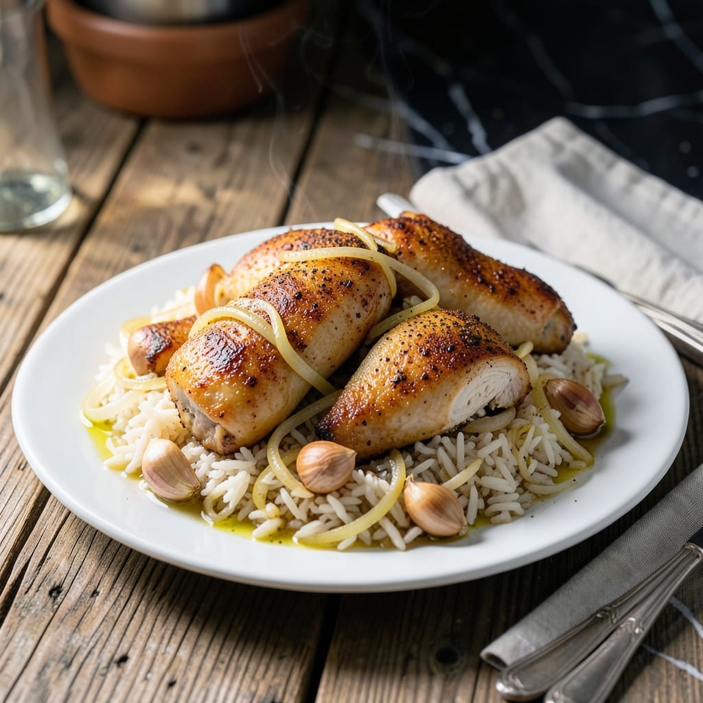 Boneless Chicken Thighs and Rice Recipe: One-Pot Juicy and Fragrant Feast