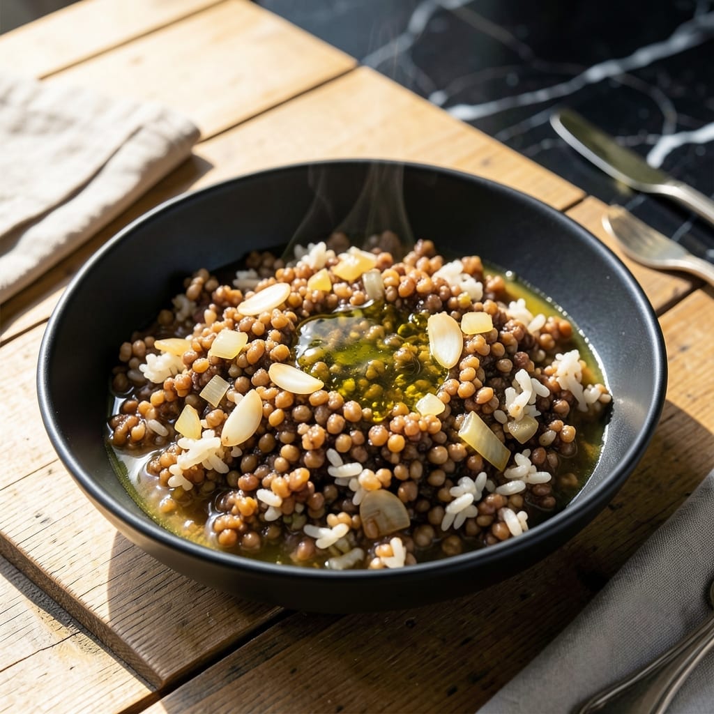 Farro Rice Recipe: Nutty Grains With Rustic Mediterranean Flair