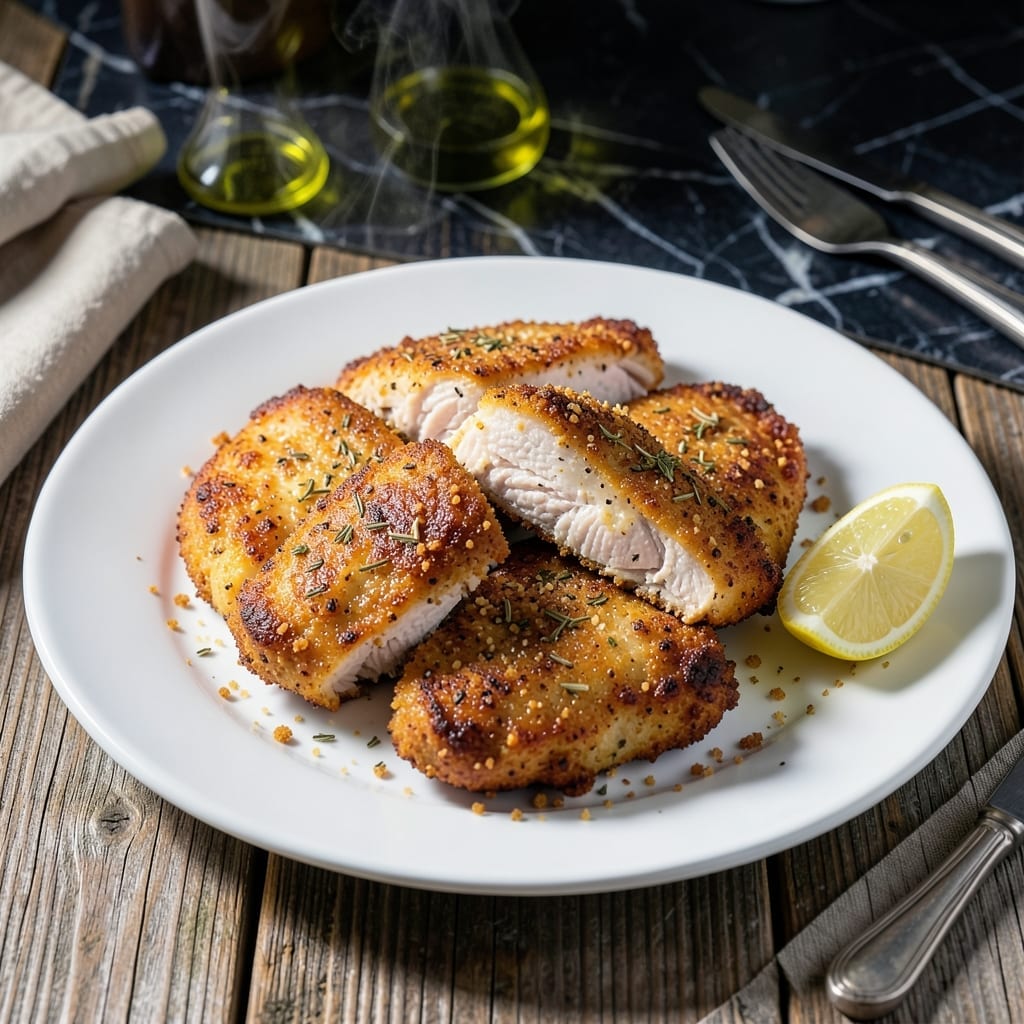 Holy Yum Chicken Recipe: Crispy Parmesan Crust With Garlic Butter Glaze