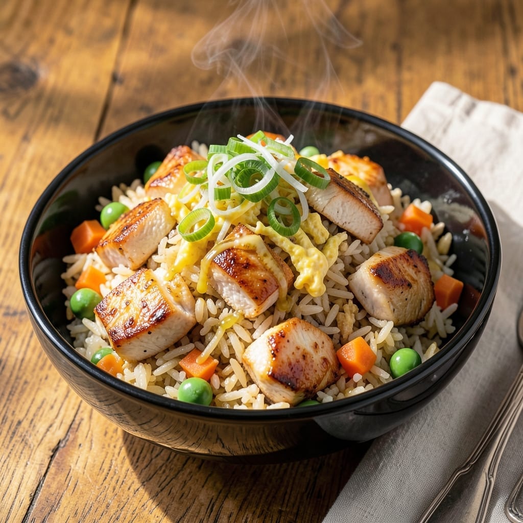 Asian Chicken Fried Rice Recipe: Wok-Seared Umami with Garden Freshness