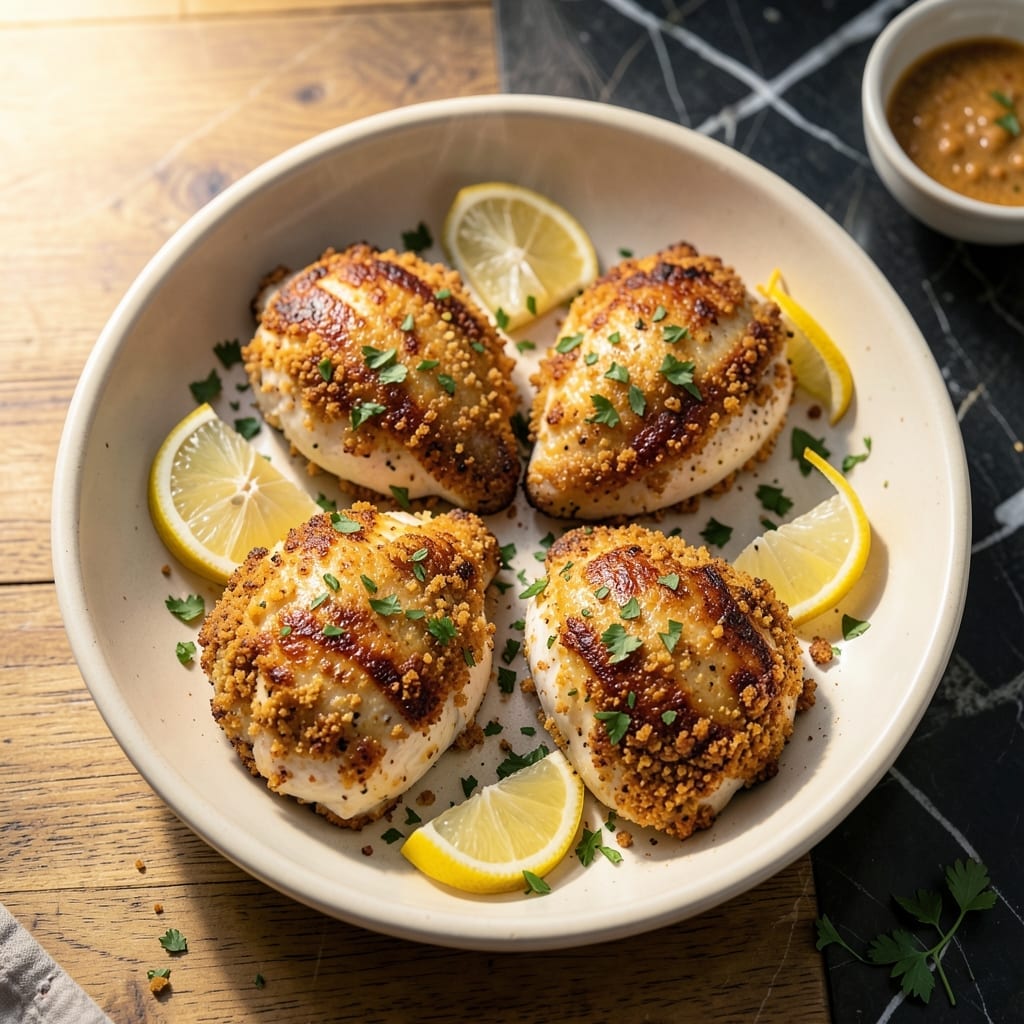 Mayonnaise Crusted Chicken Recipe: Crispy Golden Parmesan Coating Mayonnaise Crusted Chicken Recipe: Crispy Golden Parmesan Coating