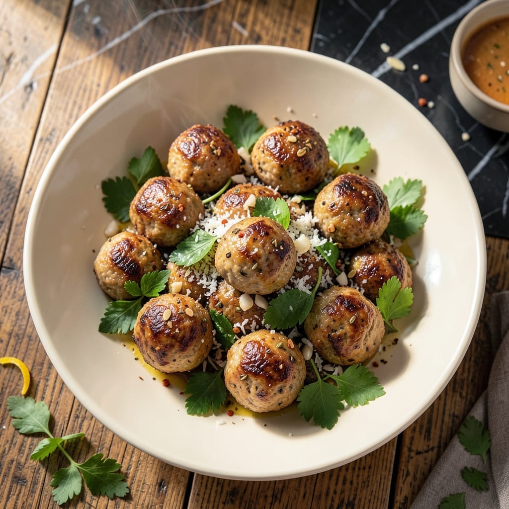 Chicken Meatballs Recipe: Herb-Infused Bites With Juicy Centers